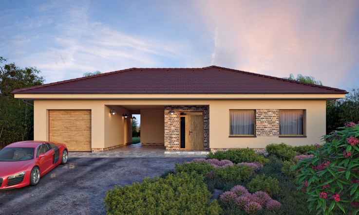 projekt domu BUNGALOW 202